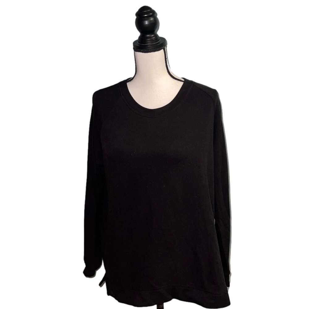 *Loft- Black long sleeve top